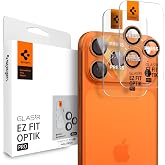 Spigen iPhone 17 Pro/Pro Max /16 Pro/Pro Max ile Uyumlu Kolay Kurulum Kamera Lens Camı Koruyucu GLAS.tR EZ Fit Optik Pro (2 A