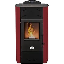 STUFE A PELLET ITALIA Manhattan 24 KW Pelletofen Mit WiFi – Für Heizung & Warmwasser, 92% Wirkungsgrad