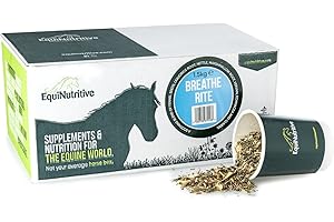 EquiNutritive Breathe Rite - Horse Breathing Supplements. Equine Respiratory Support For Horses Prone To Coughing, Sneezing, Airborne Irritants or Allergies. 100% Natural Herbs (1.5kg)