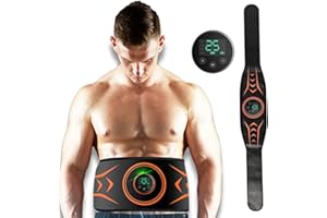 LELUNA BOUTIQUE EMS Abdominal Toning Belt Workout Equipment, ABS Trainer Belt for Abdominal, Muscle Stimulator For Slender Toned Muscles Abs (Ab Stimulator Belt)