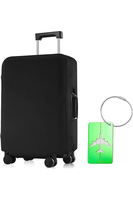 Housse Pour Valise Extensible Couvre Bagage Valise Voyage Housse De Valise élastique - Protection Pour Bagage (Noir, XL 29-32 Pouces) Housse Valise House Valise Soute