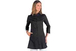 Isacco Casacca Siviglia Nero, Nero, S, 65% Poliestere 35% Cotone, Manica Lunga