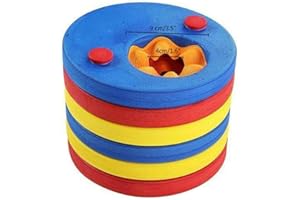 Zcoins Manguitos flotantes infantiles para aprender a nadar, incluye 6 discos