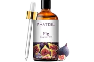 PHATOIL Olejek Eteryczny Figi 100ML, Olejki Eteryczne Do Dyfuzora, Olejek Zapachowy Z Figa Do Aromaterapii, Nawilżacz, Świece, Fig Oil
