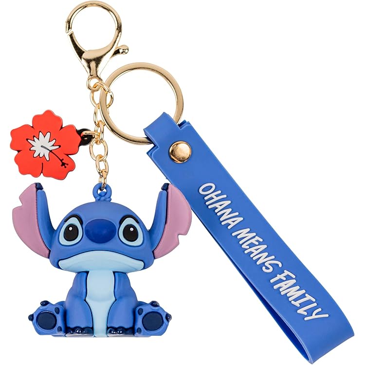 Porte Clés 2 Pièces, Keyring Chaîne Rose Et Bleu, Enfants Clé Pendentif