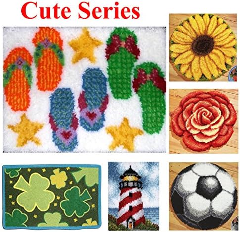 BYT collection 32 Models Latch Hook Kit Rug Making Crafts 21 inch X 15 inch Cute296