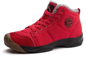 Azooken Winterschuhe Herren Damen Warm Trekking Wanderstiefel Schnee Stiefel Wasserdicht Winterstiefel 36-48