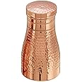 Copper-Master Modern & Traditional Bedside Bedroom Copper Water Jar with Pure Copper, Leak Proof, Office Gym Yoga, Home, Kitchen, Travel Capacity 1 Litre (1000 ml)