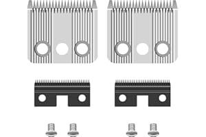 BESTBOMG Paquet de 2 Star Blade, Lame de Rechange pour Tondeuse à Chien Compatible avec la Tondeuse Moser Rex 1230,en Acier Inoxydable, 3mm