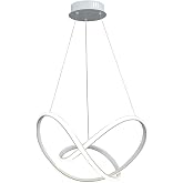 Single White LED Chandelier 3000k for Lucea Teresa