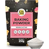 5:15PM Baking Powder 250g | Double Acting Baking Powder | All Purpose Leaving Agent | Gluten Free Baking Powder for Cooking &