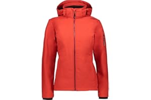 CMP Chaqueta Softshell de Mujer con Capucha Desmontable