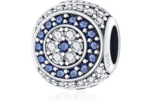 Pandach Charme Argent Sterling 925 Femmes Perles Charm avec 5A Zircone Compatible pour Pandora & Européen Bracelets
