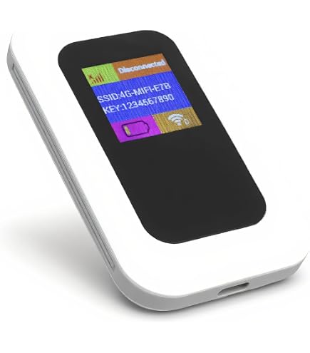 4G LTE Draagbare WiFi-router – 300 Mbps, Kleurenscherm, USB-voeding, Voor 10 Apparaten – Ideaal Op Reis