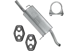 ‎POLMO Polmo Schalldämpferset Auspuff Endtopf für Fusion 1 I MK1 2002-2012 1.25 1.4 Schrägheck