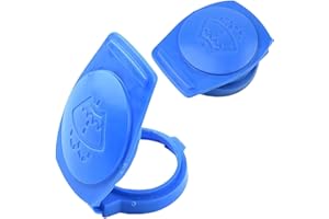 Seutmrou Tapas de Tanque Limpiaparabrisas, 2 Piezas Tapa de deposito liquido limpiaparabrisas,Tapa para Depósito de Agua 3Q0955455 Para la Tapa de Cierre de Depósito para líquido Limpiaparabrisas