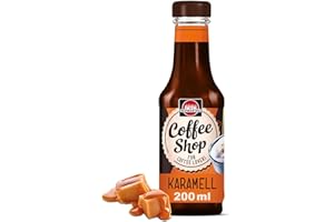 ‎SCHWARTAU Schwartau Coffee Shop Karamell-Sirup – Barista-Qualität für Kaffee-Kreationen, Natürlicher Geschmack ohne Farbstoffe, 200ml, Artikel kann variieren