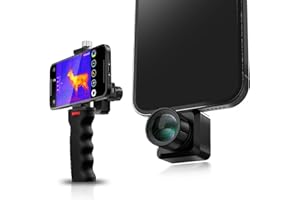 InfiRay Monoculaire thermique pour iPhone, caméra thermique T2 Pro pour la chasse, résolution infrarouge 256 x 192, lunettes d'imagerie thermique, portée de 800 m