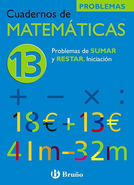 Portada de 13 Problemas de sumar y restar. Iniciación