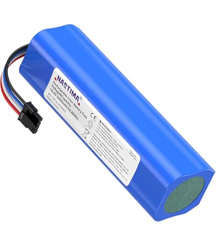 Batterie 14,4V 6800mAh Pour Aspirateur Robot Dreame L10, D10, D9, F9, Z10 - Remplacement Lithium-ion, Protections Incluses