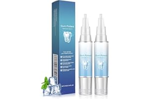 IZBEAUVO 2Pcs Mullein Gum Repair Gel, Gum Disease Treatment, Gums Shield Gels for Adults, Tooth Pain Relief, Teeth Whitening Essence Pen, Relieves Irritation, Reduces Inflammation, Strengthens Gums