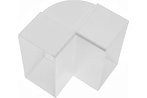 Vent Systems 110x55mm rectangular Ducting Elbow for pipe connection. Angle: 90°. Ventilation system, heating, cooling.