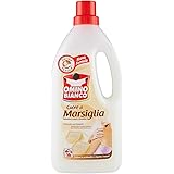 Omino Bianco - Detersivo Bivalente Liquido, Lavaggio a Mano e in Lavatrice, Essenza Cuore di Marsiglia, 1000 ml
