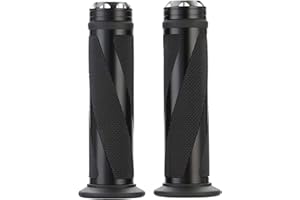 CICMOD 2 Puños de Acelerador 22 mm Universal Antideslizante para Honda, Kawasaki, Suzuki, Yamaha, Ducati, Triumph
