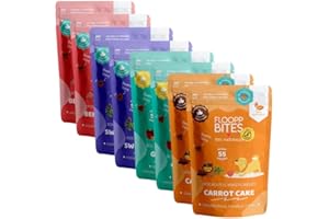 FLOOPP BITES 100% NATURALES Floopp Bites, Mix de Soft Snacks Naturales para Perros, Chuches para Perros, Premios para tu Mascota, Golosinas para Perro, 8x50g