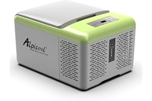 Alpicool C9PT 9L Cool Box 12 V Mini Fridge Electric Compressor Car Fridge Camping Freezer Box Small Portable for Car, Truck, Boat, RV