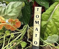 Scrabble Tags Labels For Garden Plants