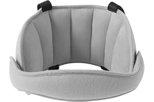 FADCAER Head Support Band Baby Car Slumber Headrest Toddler Sleep Neck Pillow for Kids Child Auto Safety Seat (Grey)