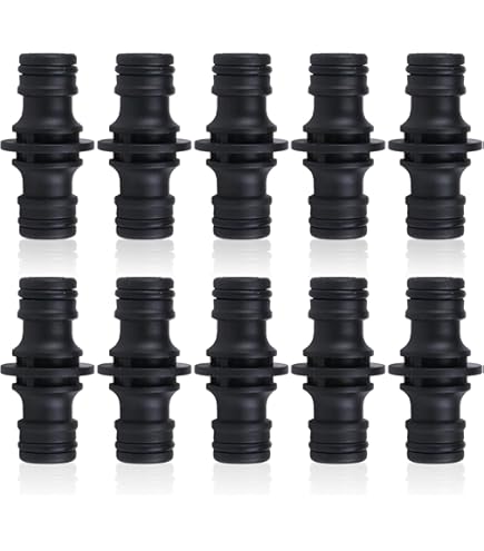 BEBUSINGOTO Raccords De Tuyau à Connecteur Double Mâle, 6 Pièces, Pour Joindre Le Tube De Tuyau Darrosage Jaune 89918425