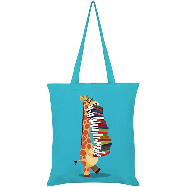 Faithful Prints Book Nerd Tote Bag | Borsa per la spesa in 100% cotone per gli amanti dei libri | Natale, regalo di compleanno | Taglia unica naturale, Multicolore, Taglia unica