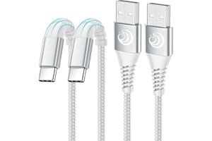 USB C Charger Cable [2Pack/1M] Type C Charger Cable Fast Charging Lead Yosou Phone USB C Charge Cable for Samsung Galaxy S21 S20 fe S22 A12 A13 A33 A53 S10 S9 S8,PS5,Mackbook,iPad Pro/Air 4,OPPO,Pixel