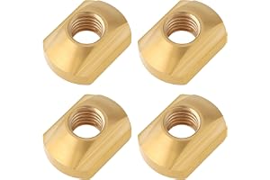 SG Store 4 st M8 Hydrofoil T mutter mässing spårmutter för hydrofoil spår vindsurfare kiters vinge foliers, 20 x 8 mm, 20 x 1