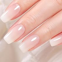 بورن بريتي طلاء اظافر جل ميلكي وايت اوبال جيلي ابيض شفاف بلون ...
