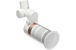 TC Helicon GoXLR MIC-WH Dynamic Broadcast Microphone with Integrated Pop Filter