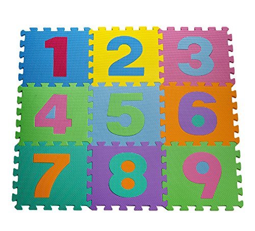 HemingWeigh Kid's Multicolored Numbers Puzzle Play Mat by HemingWeigh