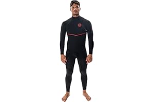 Rip Curl Mens Flashbomb Fusion 4/3mm Zip Free Wetsuit 15PMFS - Black