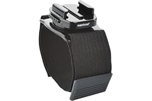 Mantona Armgurt mit 360 Grad drehbarem Schnellspann Halter (für GoPro Hero 11 10 9 8 7 6 5 4 3+, Session und andere kompatible Action Cams, sicherer Halt für Ihre Actioncam) schwarz