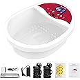 veicomtech Ionic Foot Bath Detox Machine, Foot Detox Machine, Ionic Foot Spa Kit with 10 Ginger Tablets FIR Belt Massage Pads for Home use or Salon