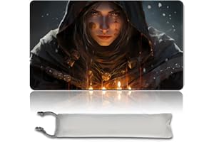 MPLR BOARD GAME Juego de mesa MTG Juego de alfombrillas + bolsa impermeable gratuita, bordes cosidos, superficie de goma suave, MTG PlayMat con zona, cartas coleccionables y accesorios (An Original MTG Playmat) (No