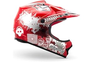 ARMOR HELMETS® AKC-49 „Black“ · Kinder Cross-Helm · Motorrad-Helm MX Cross-Helm MTB BMX Cross-Bike Downhill Off-Road Enduro-Helm Moto-Cross · DOT Schnellverschluss Tasche XS–XL (51-60cm)