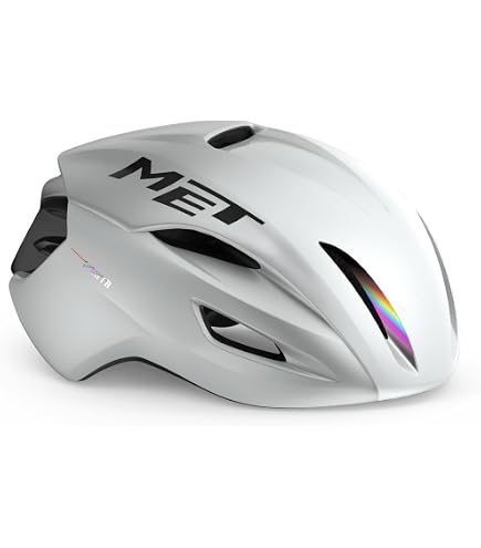 Casque De Vélo Route MET Trenta 3K Carbone MIPS - Taille S, Bleu Irisé Mat