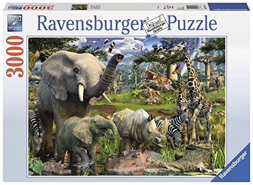 Ravensburger Animals at the Waterhole, 3000pc Jigsaw puzzle