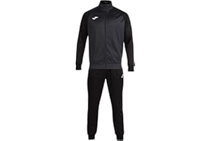 Joma Tuta Sportivo Uomo, 8XS a 3XL - Giacca con Collo Alto, Chiusura con Cerniera e Tasche - Pantaloni con Vita Elastica, Laccio e Fondo a Costine - Academy IV