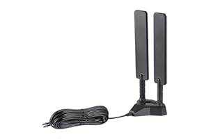4G LTE Antenna Dual TS9 Aerial 9dBi Magnetic Base External Antenna Compatible with Netgear Nighthawk M1 MR1100 M2 MR2100 LM1200 Huawei Mobile Hotspot 4G LTE Wireless Router, Supaerial