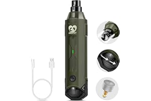 Casfuy Lima Unghie Cani à 6 Vitesses -Tagliaunghie per Cani Elettrico con 2 luci LED Ricaricabile Silenziose con Vibrazioni Ridotte a Professionale per Cani e Gatti di Taglia Piccola Media e Grande