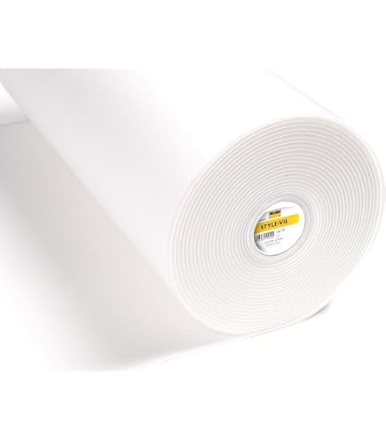 Vilene Bügelvlies 50x90 Cm Mittel – Weiß, Einlage Zum Aufbügeln Für Näharbeiten
